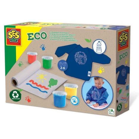 Set acuarele pentru degetele ECO si sort pentru copii - poza 1