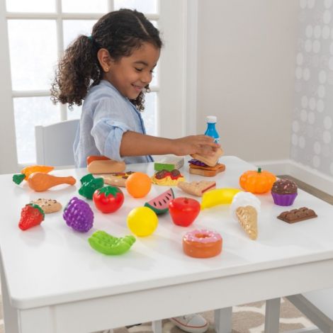 Set alimente de jucarie din lemn 30 piese - poza 2