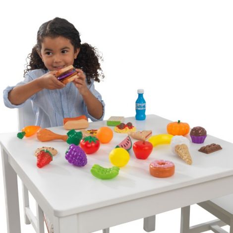 Set alimente de jucarie din lemn 30 piese - poza 4