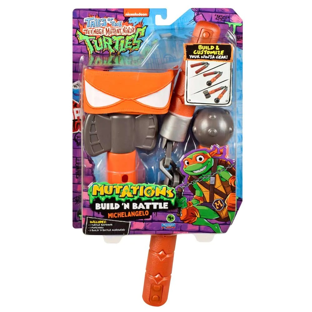 Set arme cu masca Testoasele Ninja Haosul Mutantilor diverse modele - poza 4