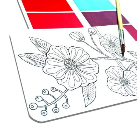 Set artistic cu acuarele DIY - Scenic Hues - Flori si gradini - poza 5