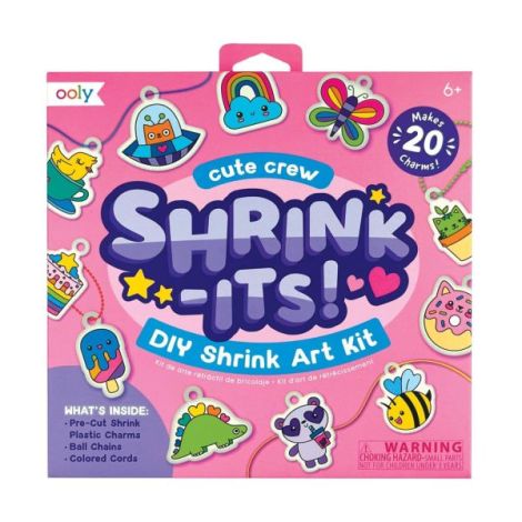 Set artistic DYI - Shrink-Its! - creaza brelocuri prin micsorare - Cute Crew - poza 1