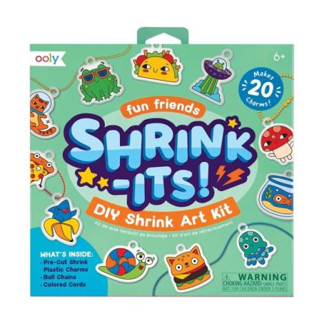 Set artistic DYI - Shrink-Its! - creaza brelocuri prin micsorare - Fun Friends - poza 1