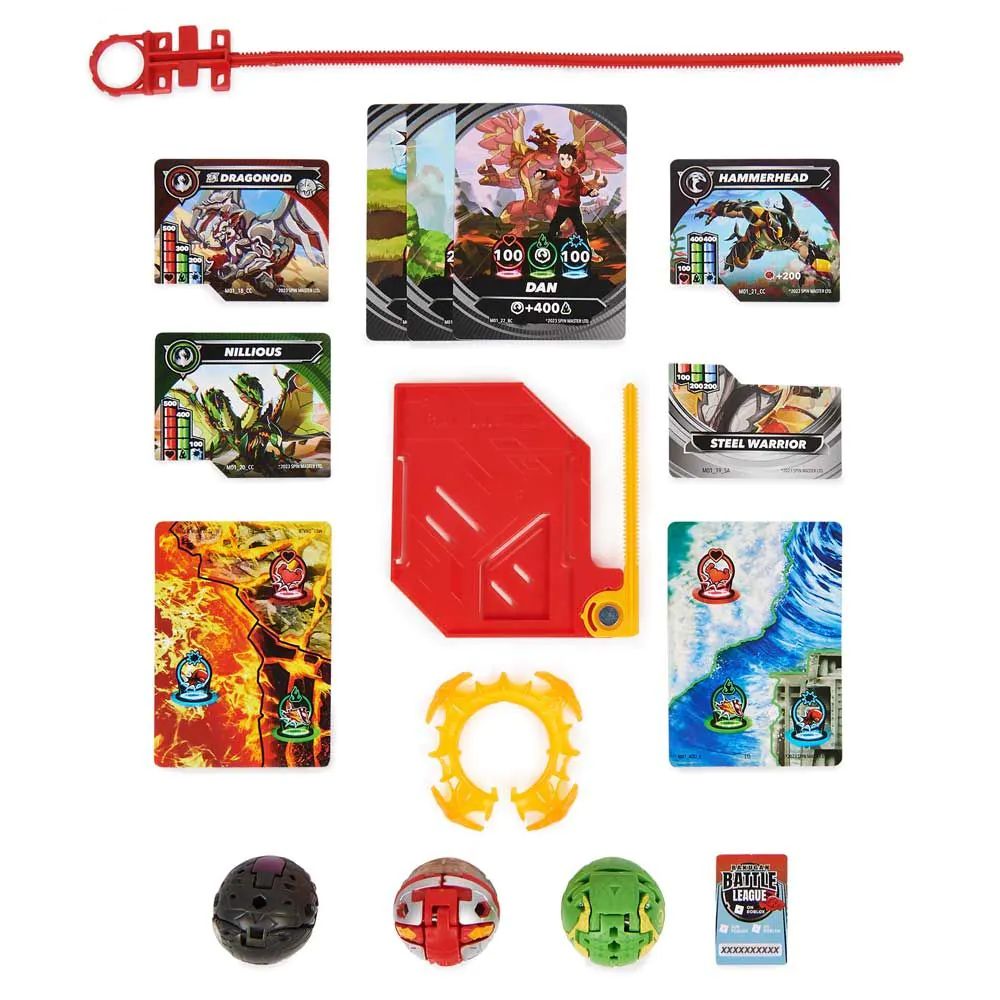 Set Bakugan Special Attack Starter Pack Dragonoid cu 3 figurine - poza 1