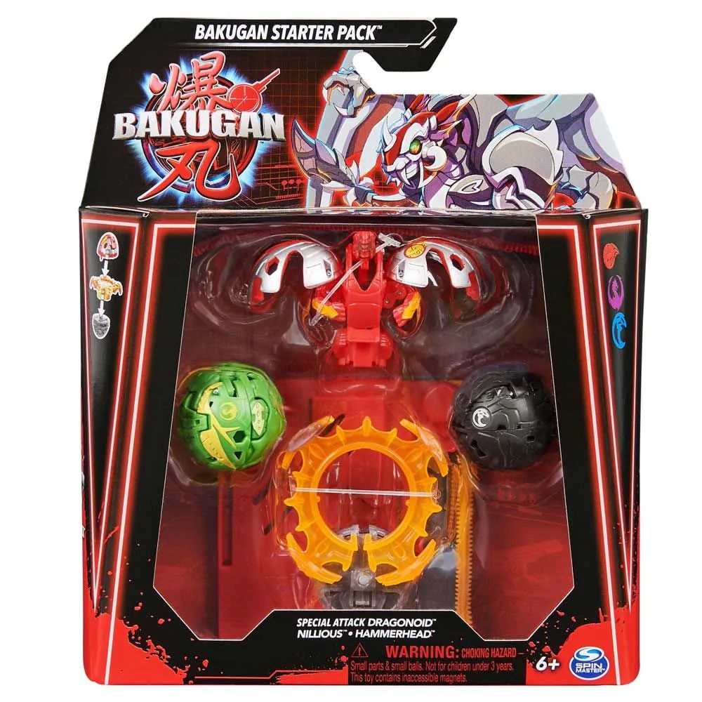 Set Bakugan Special Attack Starter Pack Dragonoid cu 3 figurine - poza 2