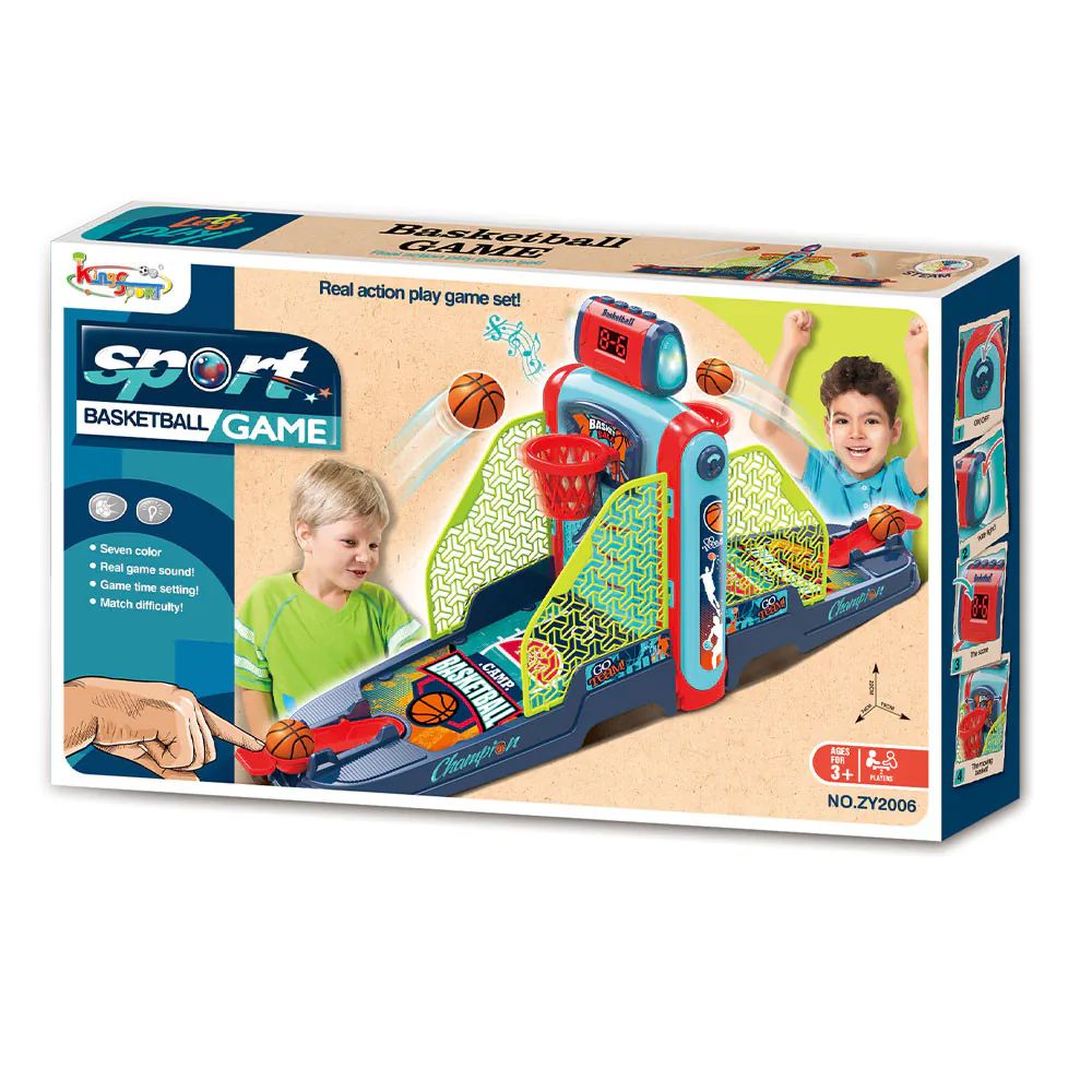 Set baschet de masa cu contor electric King Sport - poza 2