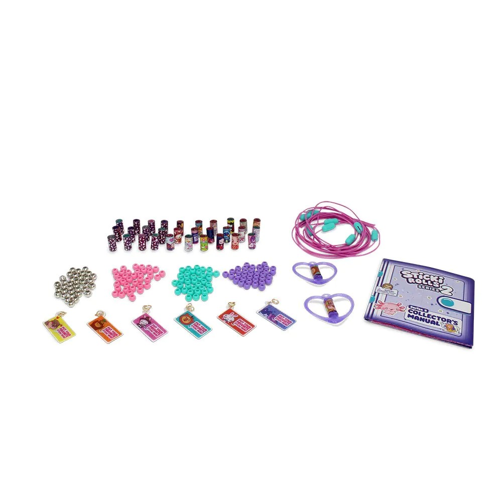 Set Bijuterii Sticki Rolls Seria 2 cu 320 Stickere Activitate DIY pentru Fete - poza 3