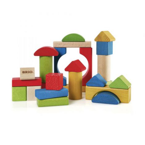 Set blocuri colorate din lemn 25 piese 30114 Brio - poza 4