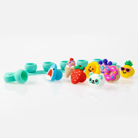 Set Bratara si inel cu talismane pop-it Plip Charms - poza 2