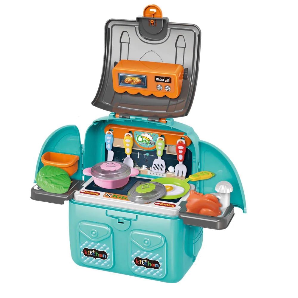 Set bucatarie in rucsac Kitchen Backpack Albastru - poza 1
