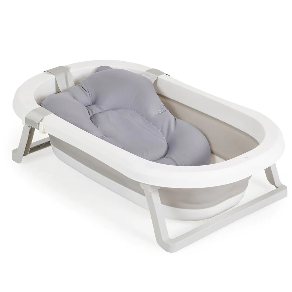 Set cadita pliabila si reductor textil Cangaroo Palma 75 x 35 cm Grey - poza 2
