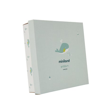 Set cadou bebe - zornaitoare si paturica moale de atasament Ocean, de la 0 luni - poza 3