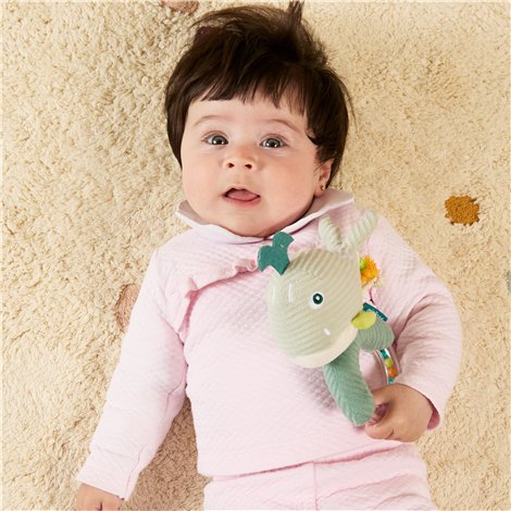 Set cadou bebe - zornaitoare si paturica moale de atasament Ocean, de la 0 luni - poza 5
