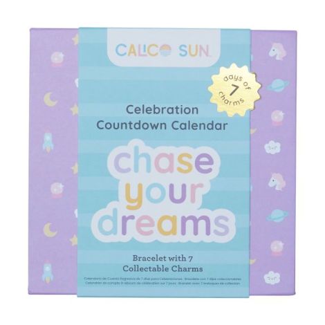 Set cadou bratara si charmuri - Calendar pentru sarbatorit evenimente Chase Your Dream - poza 1