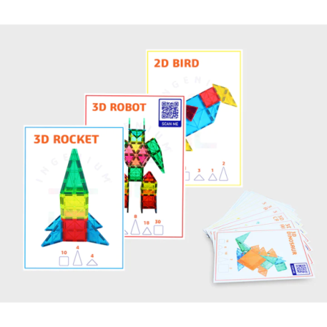 Set carduri cu provocari pentru seturile magnetice de constructie - poza 1