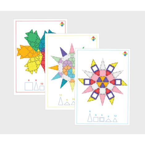 Set carduri Mandala pentru seturile magnetice de constructie - poza 1