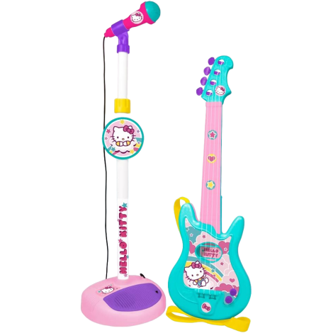 Set chitara si microfon Hello Kitty 1494 - poza 1