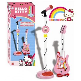 Set chitara si microfon Hello Kitty 1494 - poza 3