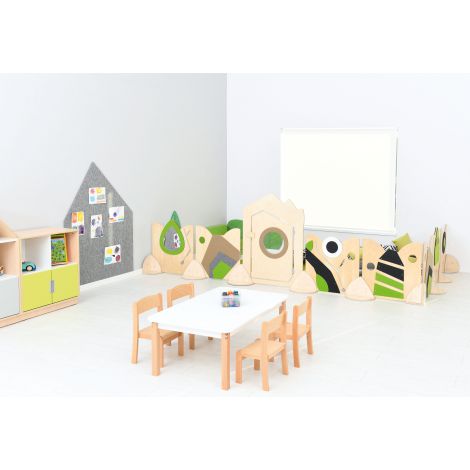 Set complet paravane Flora pentru gradinita - poza 4