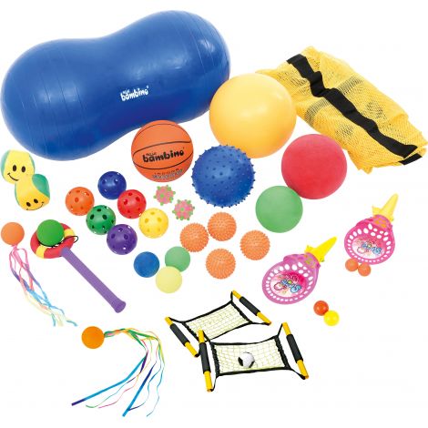 Set complex pentru activitati fizice si jocuri cu mingi si accesorii - poza 1