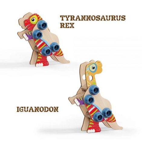 Set constructie dinozauri Quercetti Bio - poza 3