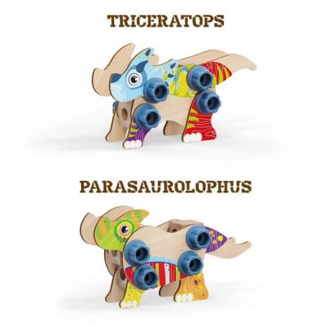Set constructie dinozauri Quercetti Bio - poza 5