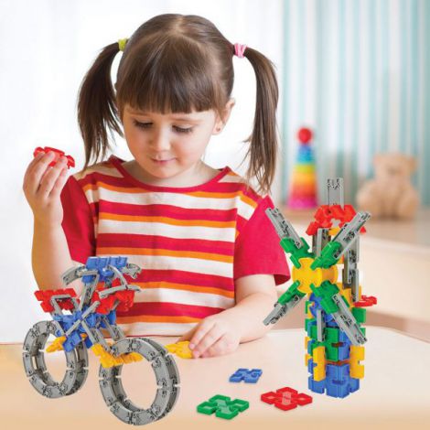 Set constructie Pilsan Building Blocks 316 piese in cutie - poza 3