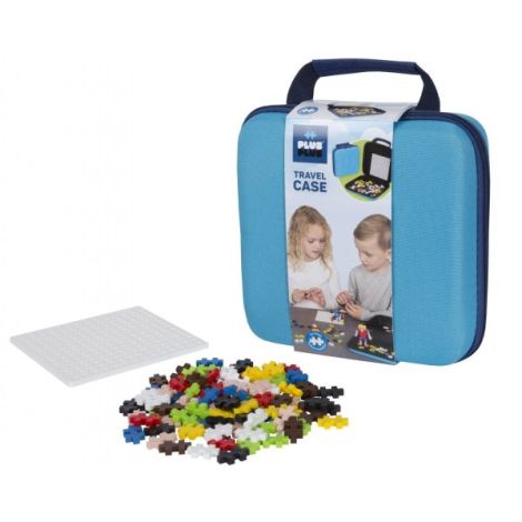 Set constructie Plus-Plus, 100 piese, portabil, in geanta cu fermoar - poza 5