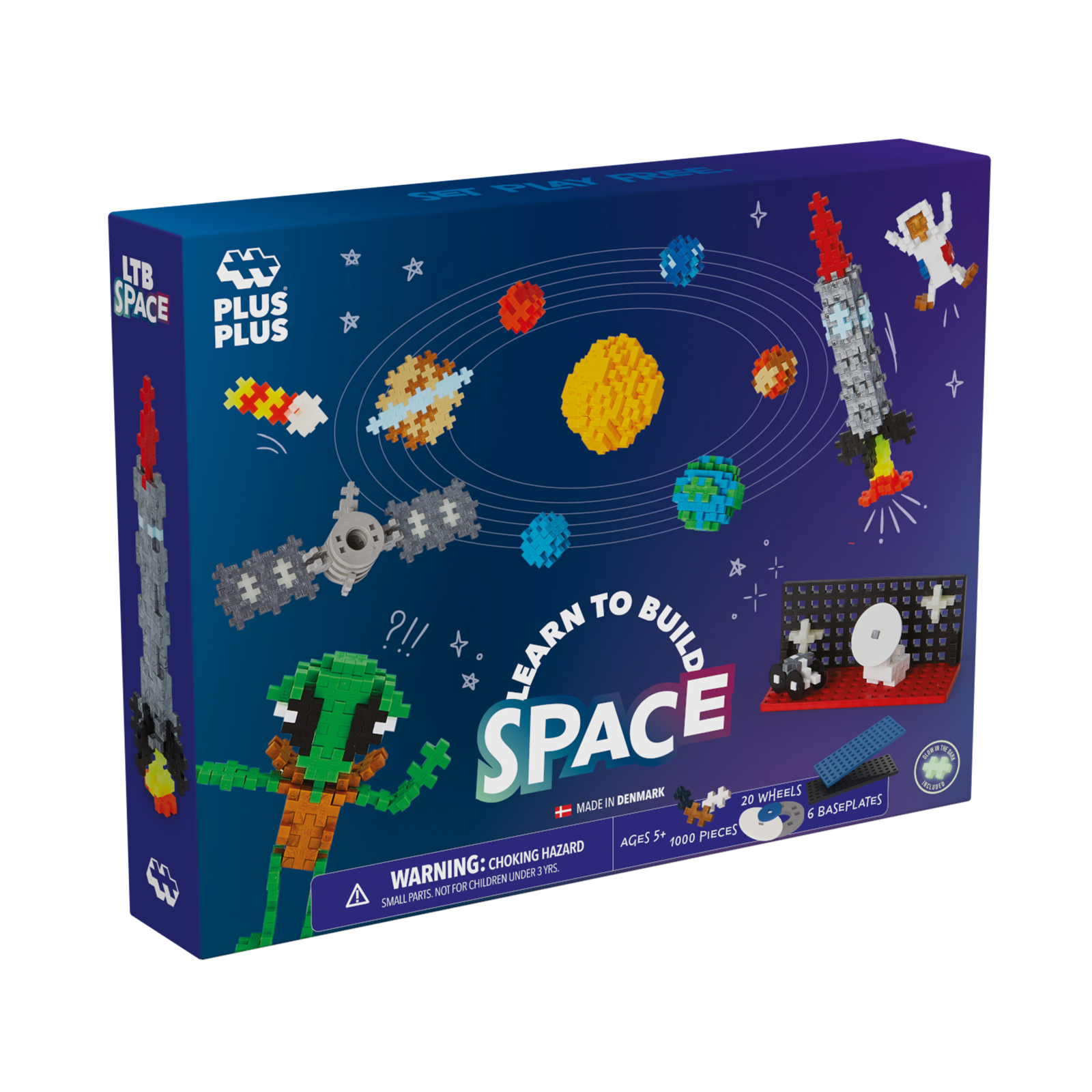 Set constructie Plus-Plus, 1000 piese, Spatiu