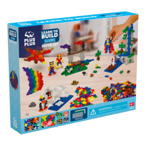 Set constructie Plus-Plus, 1200 piese, culori standard - poza 1