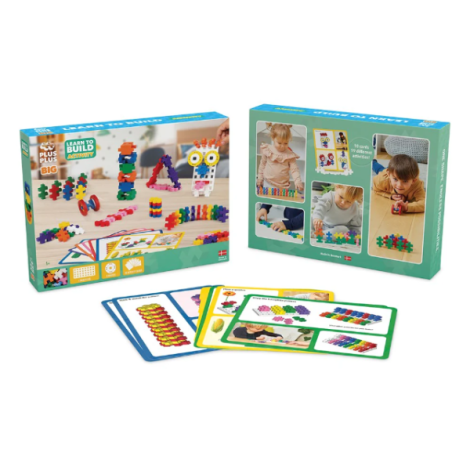 Set constructie Plus-Plus, 130 piese mari, Invata sa construiesti - poza 2