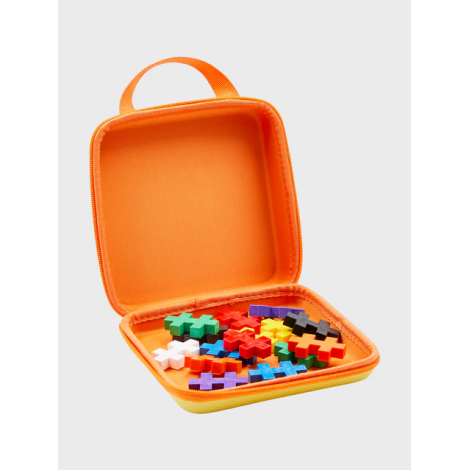 Set constructie Plus-Plus, 15 piese mari, portabil, in geanta cu fermoar - poza 3