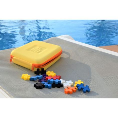 Set constructie Plus-Plus, 15 piese mari, portabil, in geanta cu fermoar - poza 4