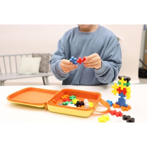 Set constructie Plus-Plus, 15 piese mari, portabil, in geanta cu fermoar - poza 5