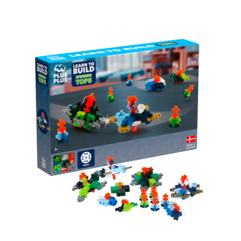 Set constructie Plus-Plus, 240 piese, Invata sa construiesti un titirez