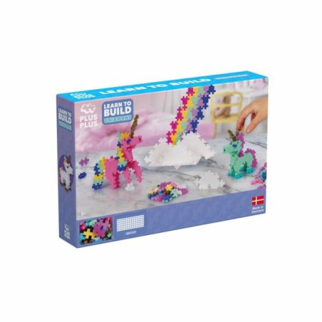 Set constructie Plus-Plus, 275 piese, Invata sa construiesti unicorni - poza 1