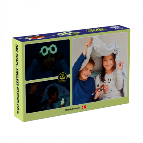 Set constructie Plus-Plus, 360 piese, Construieste si Straluceste, culori fluorescente - poza 3