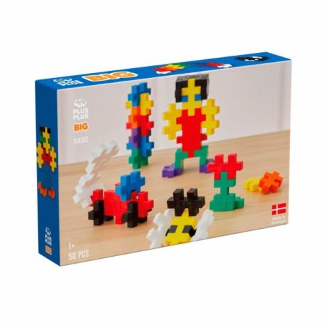 Set constructie Plus-Plus, 50 piese mari, culori standard - poza 1