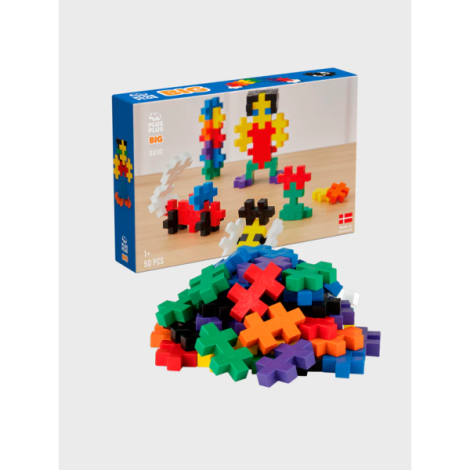 Set constructie Plus-Plus, 50 piese mari, culori standard - poza 4