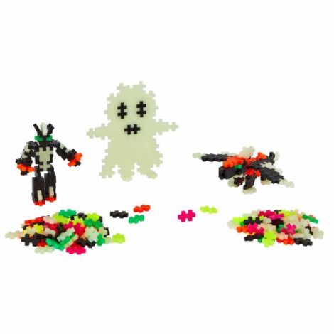 Set constructie Plus-Plus, 500 piese, Invata sa construiesti, culori stralucitoare - poza 4