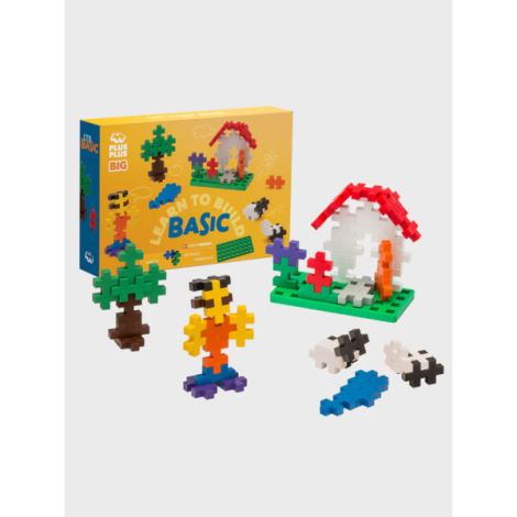Set constructie Plus-Plus, 60 piese mari, Invata sa construiesti - poza 4