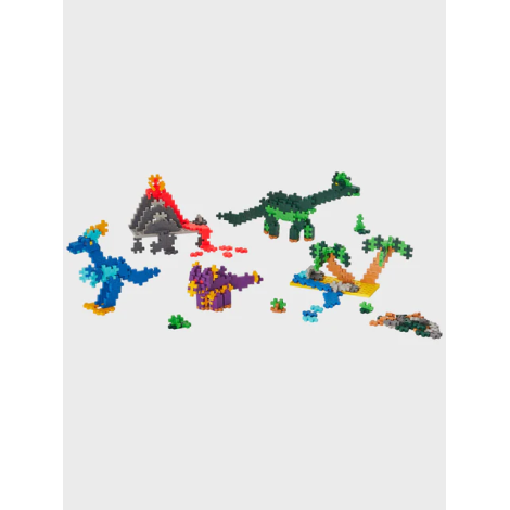 Set constructie Plus-Plus, 600 piese, Invata sa construiesti dinozauri - poza 4