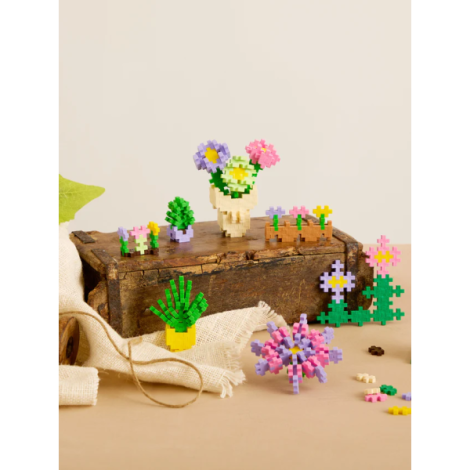 Set constructie Plus-Plus, 600 piese, Invata sa construiesti - Florarie - poza 2