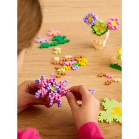 Set constructie Plus-Plus, 600 piese, Invata sa construiesti - Florarie - poza 4