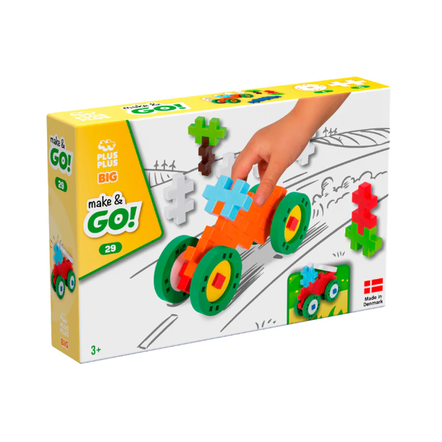 Set constructie Plus-Plus MakeGo, 29 piese mari