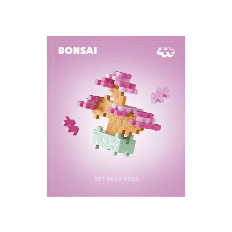 Set constructie Plus-Plus, PLANTE - Bonsai roz - poza 1