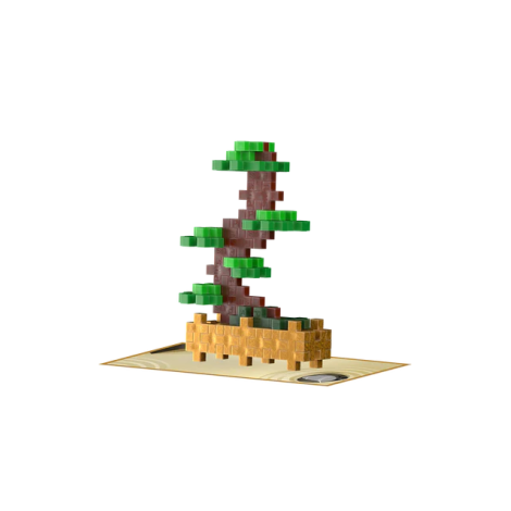 Set constructie Plus-Plus, PLANTE - Bonsai verde - poza 2