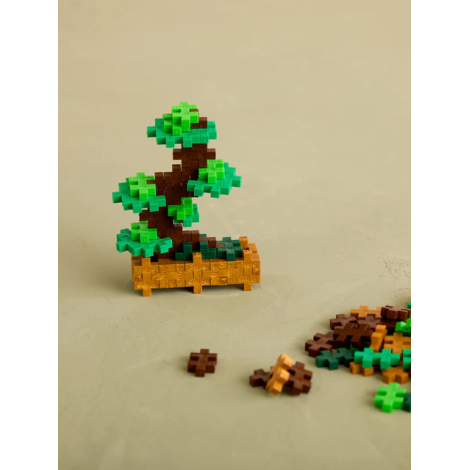 Set constructie Plus-Plus, PLANTE - Bonsai verde - poza 4