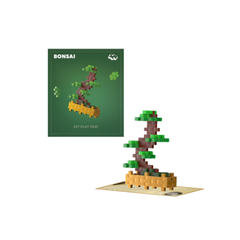 Set constructie Plus-Plus, PLANTE - Bonsai verde - poza 5