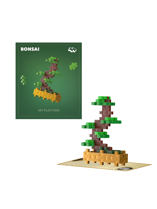 Set constructie Plus-Plus, PLANTE - Bonsai verde